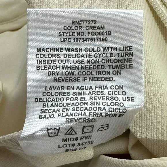 French Connection Women's Wide Leg Trouser Tan Size Medium - Picture 13 of 16